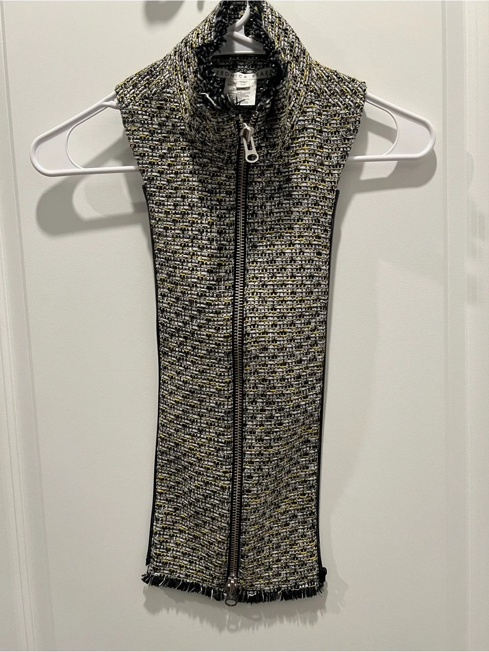 Veronica Beard Tweed Dickey Zip-In Insert